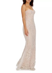 Dress the Population Sheridan Strapless Beaded Mermaid Gown