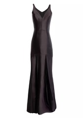 Dress the Population Shirley Seamed Satin Gown