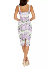 Dress the Population Summer Nicole Floral Midi-Dress