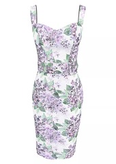 Dress the Population Summer Nicole Floral Midi-Dress