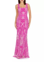 Dress the Population Tyra Sequin-Embellished Mermaid Gown