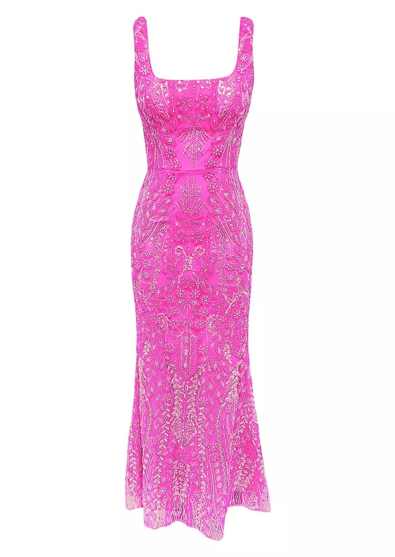 Dress the Population Tyra Sequin-Embellished Mermaid Gown