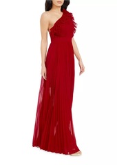 Dress the Population Vida One-Shoulder Gown