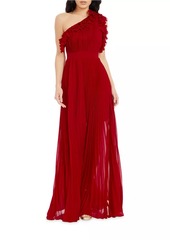 Dress the Population Vida One-Shoulder Gown