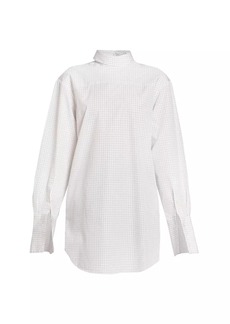 Dries Van Noten Corso Cotton Poplin Tunic Shirt