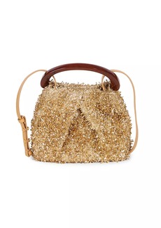 Dries Van Noten Crisp Metallic Crossbody Bag