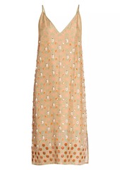 Dries Van Noten Dantary Paillette-Embellished Silk Midi-Dress