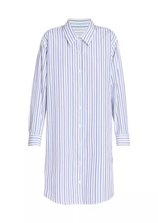Dries Van Noten Dilana Striped Cotton Shirtdress
