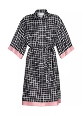 Dries Van Noten Doralia Printed Silk Shirtdress