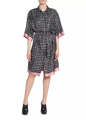 Dries Van Noten Doralia Printed Silk Shirtdress