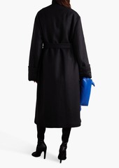 Dries Van Noten - Belted wool-blend felt coat - Black - S
