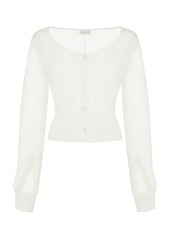 Dries Van Noten - Charmy Silk Top - White - FR 34 - Moda Operandi