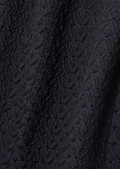 Dries Van Noten - Cotton-blend cloqué dress - Black - FR 36