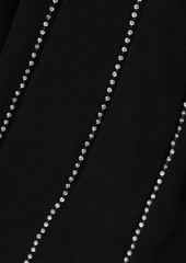 Dries Van Noten - Crystal-embellished crepe midi dress - Black - FR 34