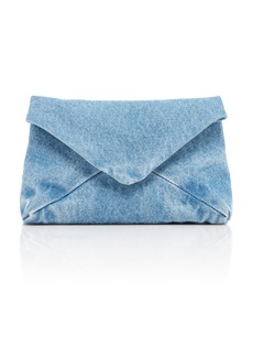 Dries Van Noten - Denim Envelope Clutch - Blue - OS - Moda Operandi