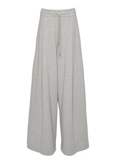 Dries Van Noten - Hadium Slouchy Cotton Wide-Leg Pants - Grey - XS - Moda Operandi