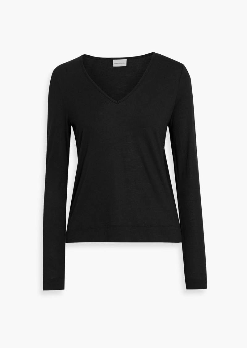 Dries Van Noten - Jersey top - Black - S