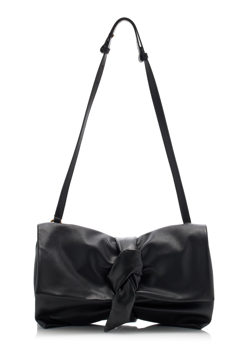 Dries Van Noten - Knotted Leather Bag - Black - OS - Moda Operandi