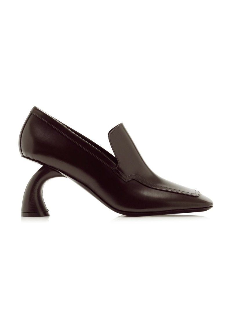 Dries Van Noten - Leather Loafer Pumps - Brown - IT 38 - Moda Operandi