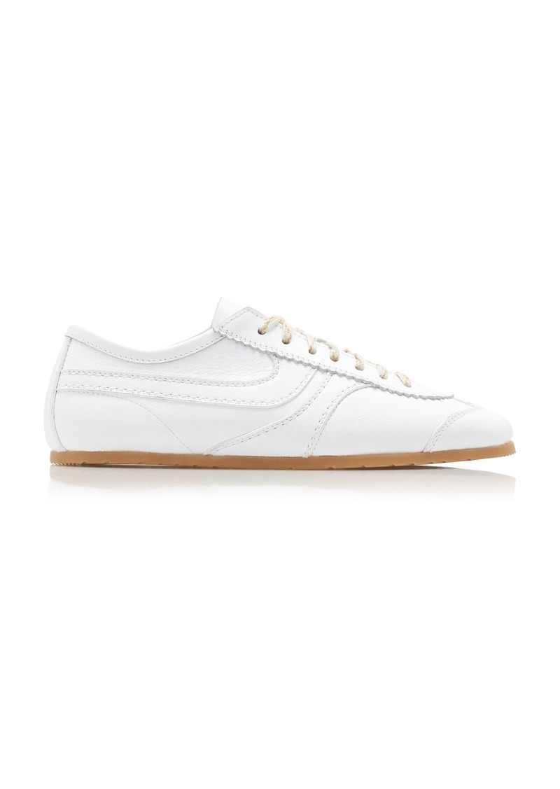 Dries Van Noten - Leather Sneakers - White - IT 40 - Moda Operandi