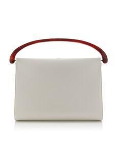 Dries Van Noten - Leather Top Handle Bag - White - OS - Moda Operandi