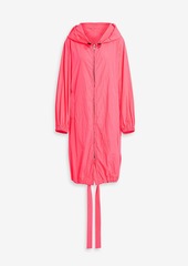 Dries Van Noten - Oversized neon shell hooded jacket - Pink - XS