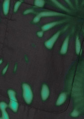 Dries Van Noten - Padded printed cotton-poplin shirt - Green - XS