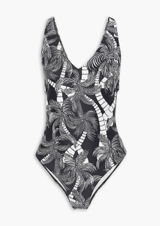 Dries Van Noten - Printed swimsuit - Black - XS