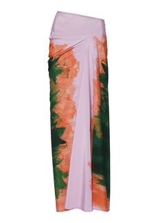 Dries Van Noten - Saren Printed Silk-Blend Maxi Skirt - Multi - FR 38 - Moda Operandi