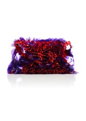 Dries Van Noten - Sequined Envelope Clutch - Red - OS - Moda Operandi