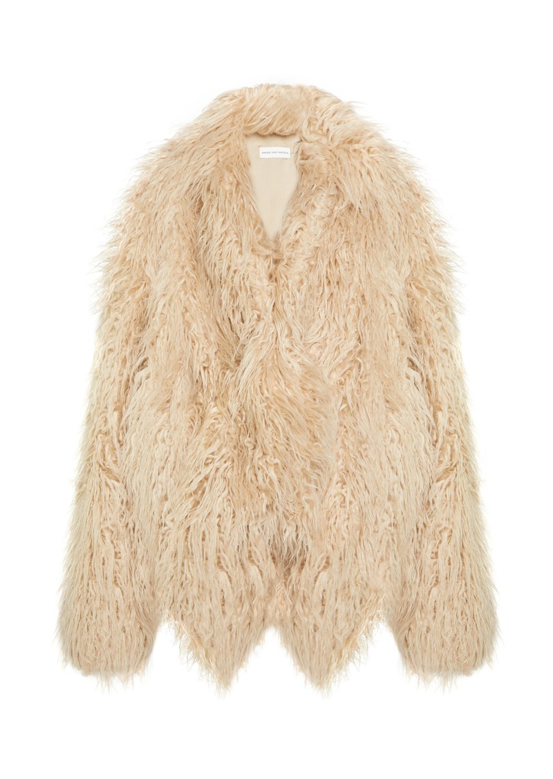 Dries Van Noten - Vanas Shaggy Jacket - Neutral - S - Moda Operandi