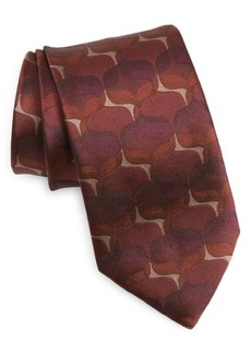 Dries Van Noten Abstract Silk Jacquard Tie