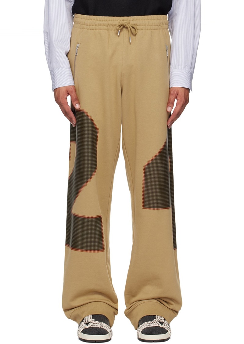 Dries Van Noten Beige Loose Sweatpants