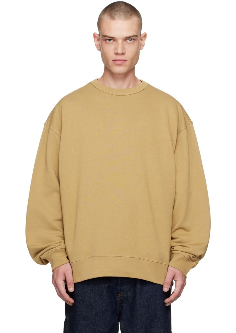 Dries Van Noten Beige Oversized Sweatshirt