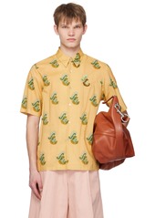 Dries Van Noten Beige Print Shirt