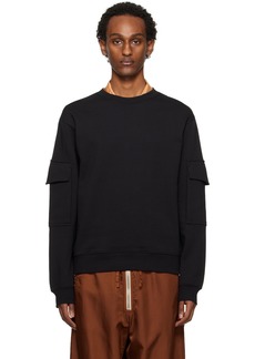 Dries Van Noten Black Cargo Sweatshirt