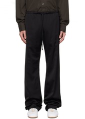 Dries Van Noten Black Drawstring Trousers