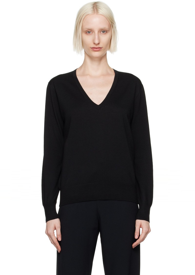 Dries Van Noten Black Merino Wool Sweater