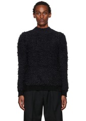 Dries Van Noten Black Nylon Sweater