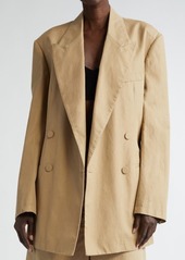 Dries Van Noten Bliss Oversize Double Breasted Blazer