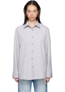 Dries Van Noten Blue Check Shirt