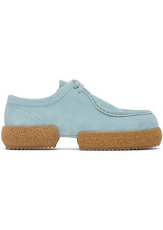Dries Van Noten Blue Lace-Up Loafers