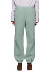 Dries Van Noten Blue Wool Trousers