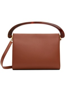 Dries Van Noten Brown Leather Rectangle Bag