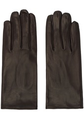 Dries Van Noten Brown Soft Leather Gloves