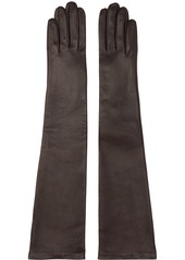 Dries Van Noten Brown Soft Leather Gloves