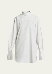 Dries Van Noten Corso Cotton Shirt with Button Closure