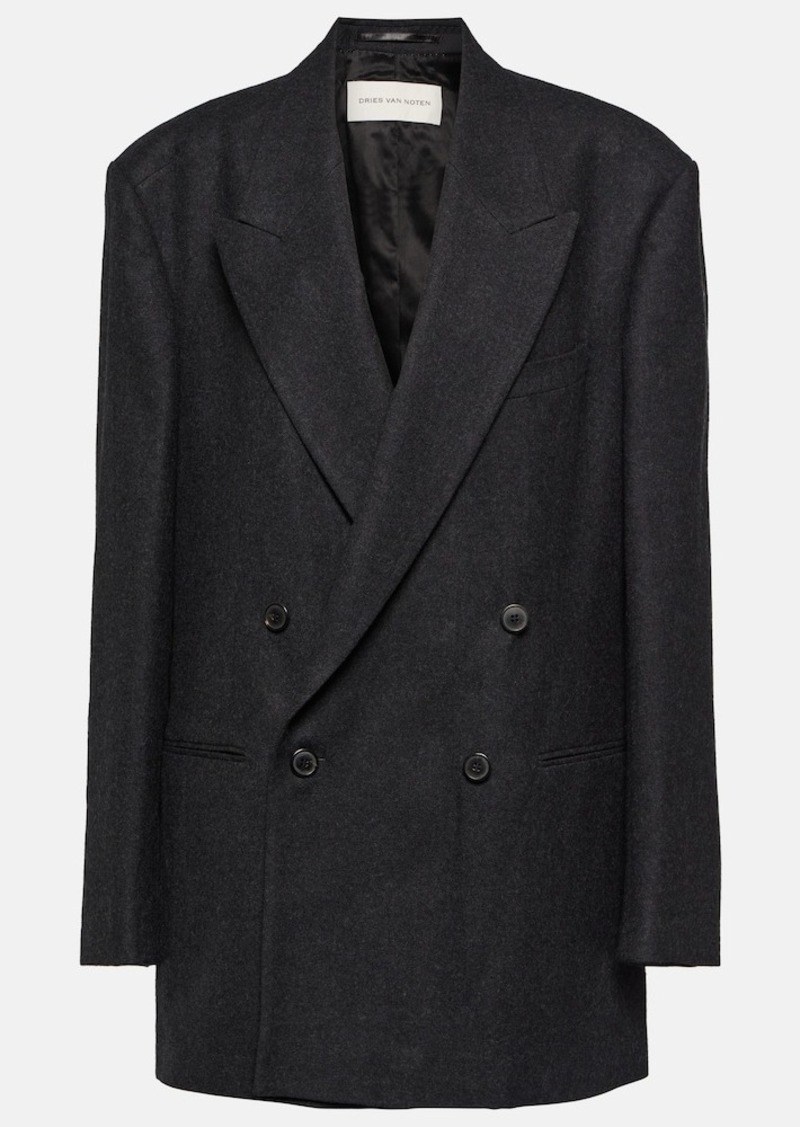 Dries Van Noten Double-breasted wool blazer