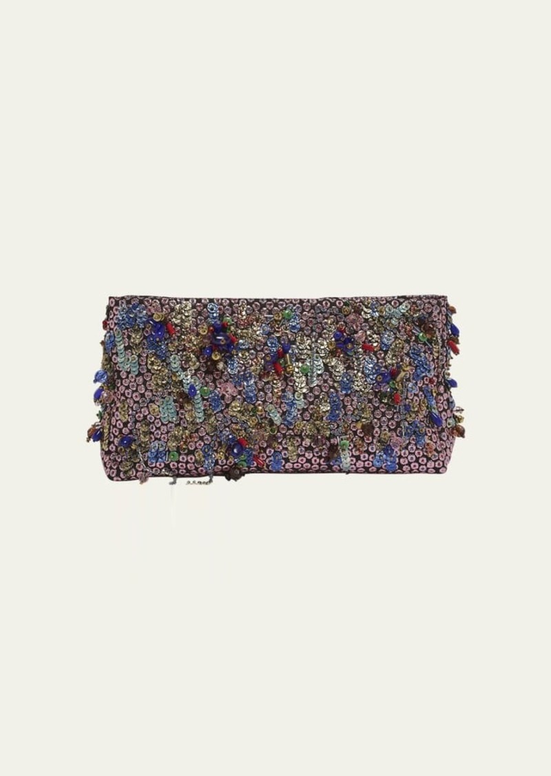 Dries Van Noten Embellished Clutch Bag