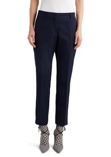 Dries Van Noten Fitted Twill Ankle Pants